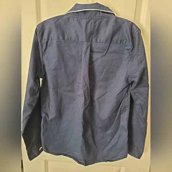 Petite Plume Pajama Button-up Top - Picture 4 of 4